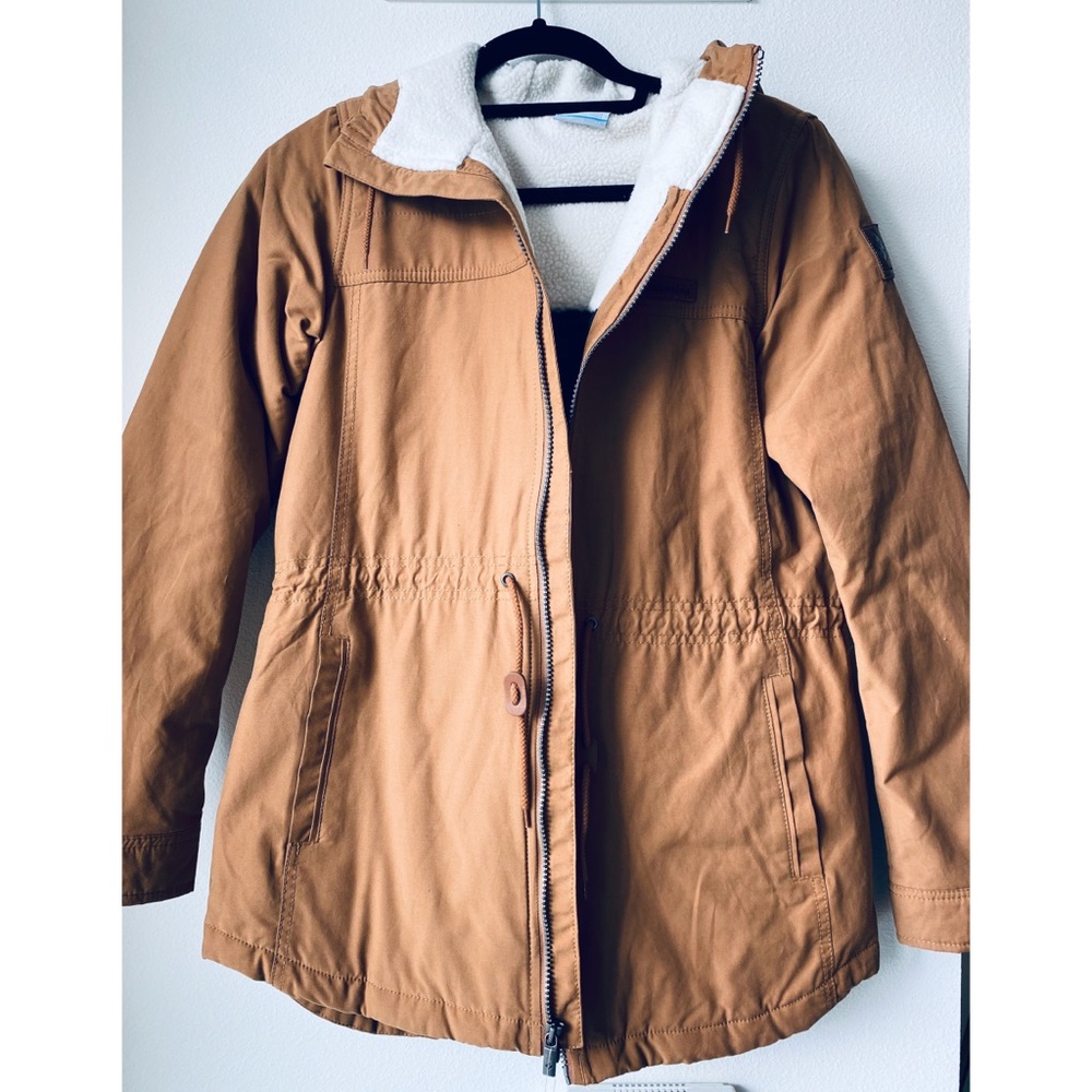 NWT Columbia Sherpa hooded utility jacket